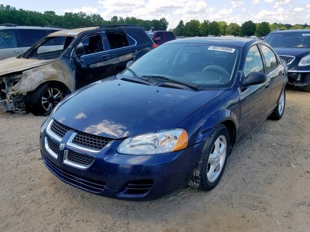 1B3EL46X85N612953 - 2005 DODGE STRATUS SX BLUE photo 2