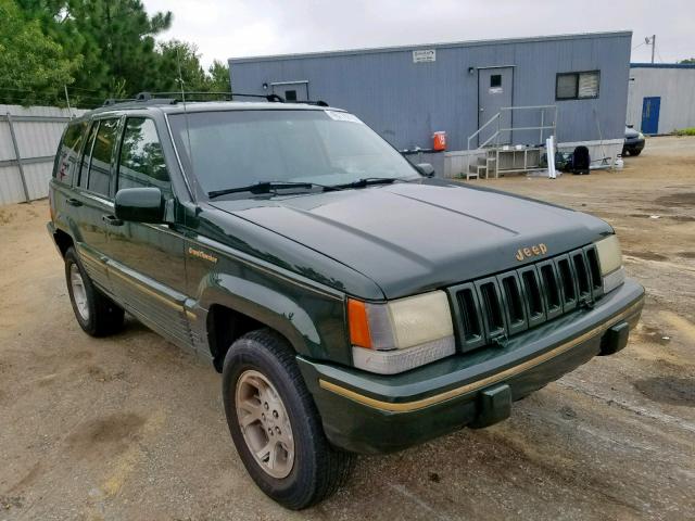 1J4GZ78Y3SC734439 - 1995 JEEP GRAND CHER GREEN photo 1