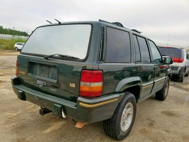 1J4GZ78Y3SC734439 - 1995 JEEP GRAND CHER GREEN photo 4