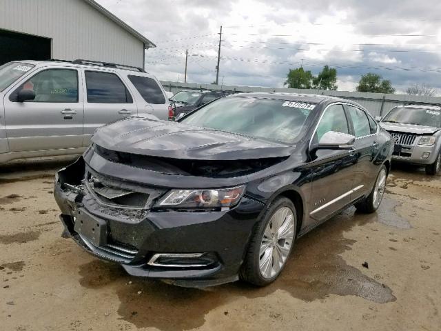 1G1165S31FU110153 - 2015 CHEVROLET IMPALA LTZ BLACK photo 2