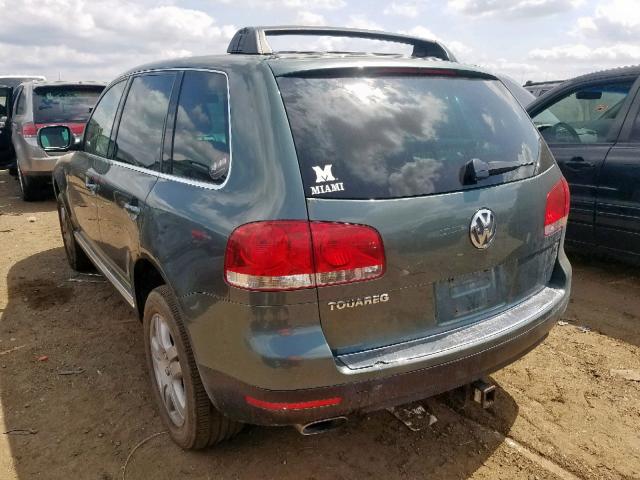 WVGCM77L94D075607 - 2004 VOLKSWAGEN TOUAREG 4. GREEN photo 3