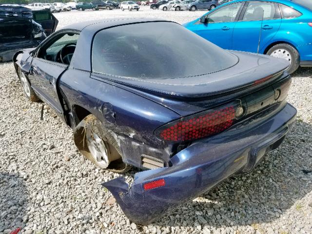 2G2FS22K8W2205026 - 1998 PONTIAC FIREBIRD BLUE photo 3