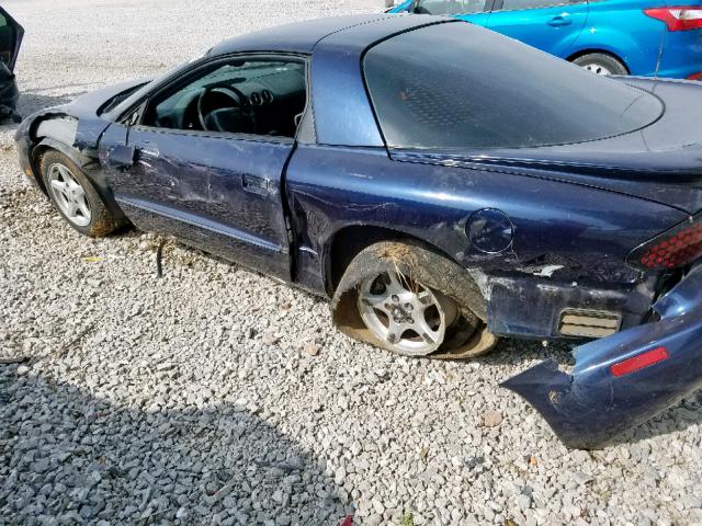 2G2FS22K8W2205026 - 1998 PONTIAC FIREBIRD BLUE photo 9