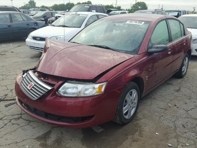 1G8AJ55F76Z185531 - 2006 SATURN ION LEVEL BURGUNDY photo 2