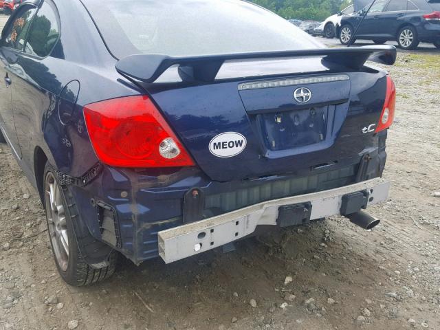 JTKDE177060104047 - 2006 TOYOTA SCION TC ლურჯი ფოტო 9