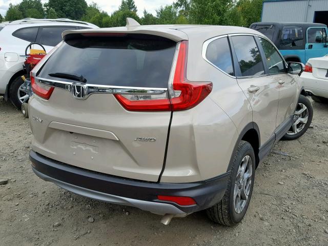 5J6RW2H83JL029000 - 2018 HONDA CR-V EXL BEIGE photo 4