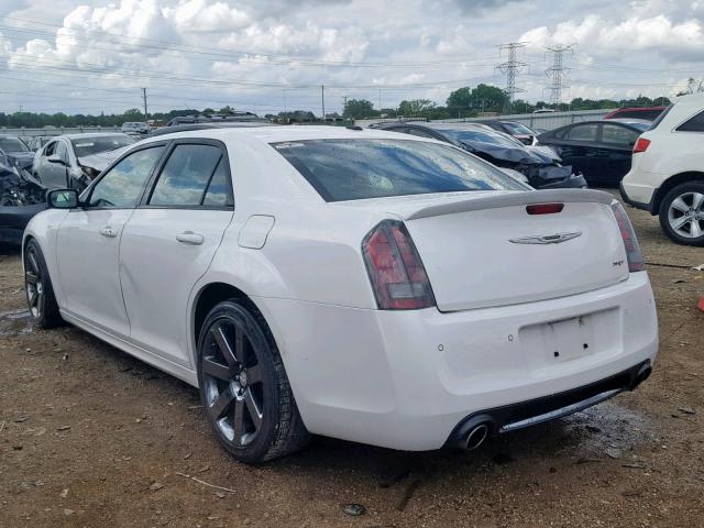 2C3CCAFJ0EH260979 - 2014 CHRYSLER 300 SRT-8 WHITE photo 3