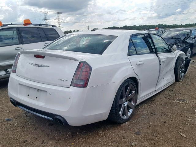 2C3CCAFJ0EH260979 - 2014 CHRYSLER 300 SRT-8 WHITE photo 4