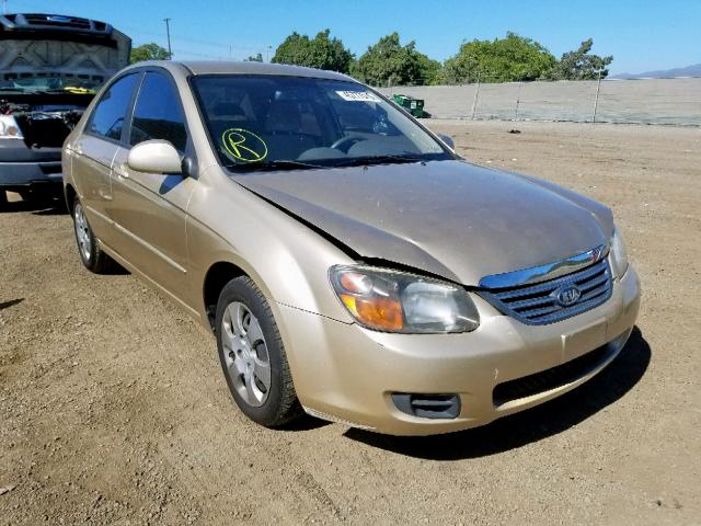 KNAFE222095658954 - 2009 KIA SPECTRA EX GOLD photo 1