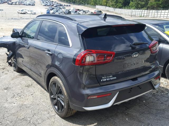 KNDCC3LCXJ5152299 - 2018 KIA NIRO EX GRAY photo 3