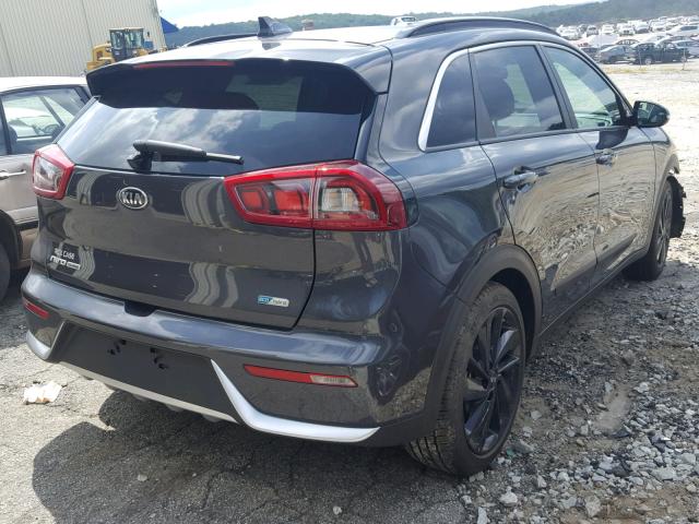 KNDCC3LCXJ5152299 - 2018 KIA NIRO EX GRAY photo 4