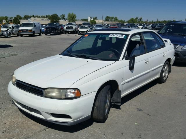 4S3BD4351X6255131 - 1999 SUBARU LEGACY L WHITE photo 2