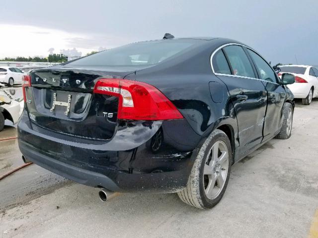 YV1622FS9C2113358 - 2012 VOLVO S60 T5 BLACK photo 4