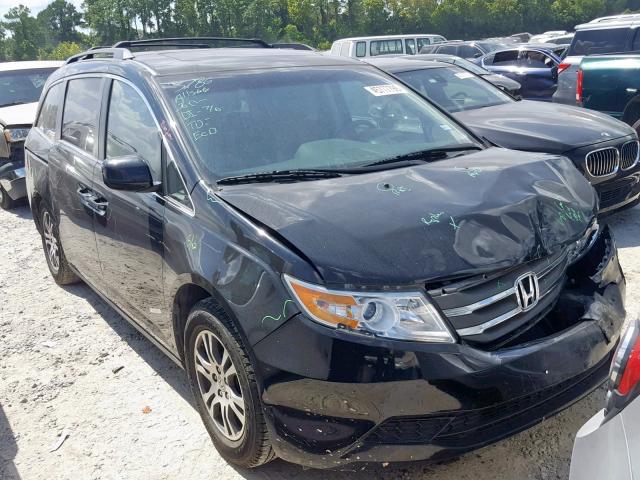 5FNRL5H63BB018064 - 2011 HONDA ODYSSEY EX GRAY photo 1