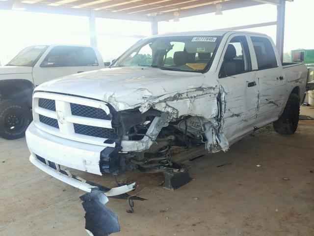 1C6RD6KT8CS143719 - 2012 DODGE RAM 1500 S WHITE photo 2