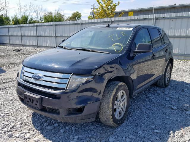 2FMDK36C28BA59541 - 2008 FORD EDGE SE BLUE photo 2