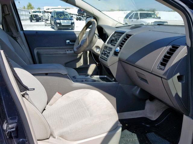 2FMDK36C28BA59541 - 2008 FORD EDGE SE BLUE photo 5