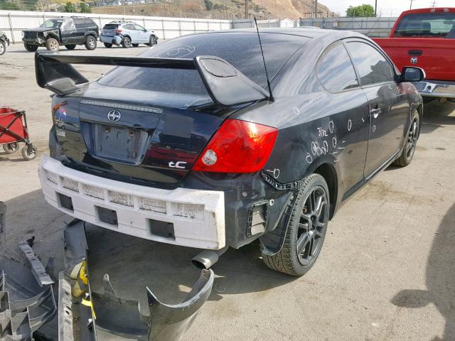 JTKDE167870165004 - 2007 TOYOTA SCION TC შავი ფოტო 4