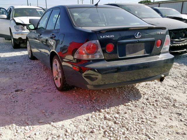 JTHBD192440085534 - 2004 LEXUS IS 300 BLACK photo 3