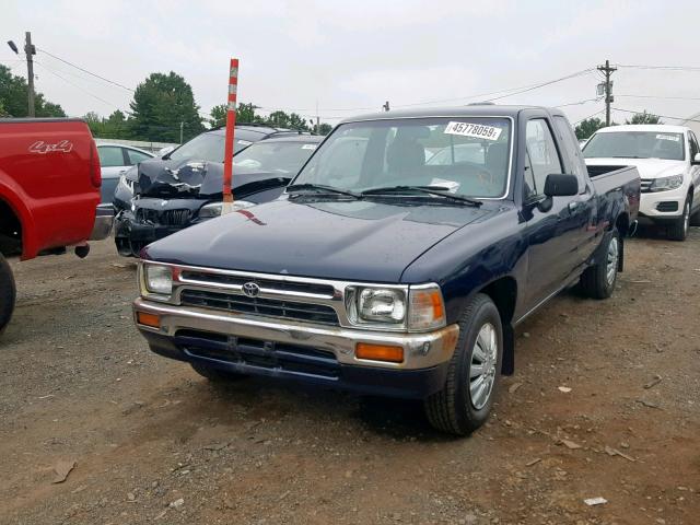 JT4RN93P6S5114936 - 1995 TOYOTA PICKUP 1/2 BLUE photo 2