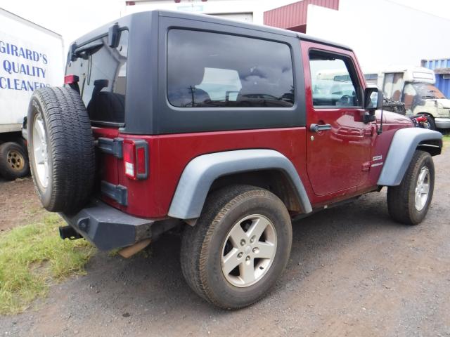 1C4AJWAG8DL510178 - 2013 JEEP WRANGLER S RED photo 4