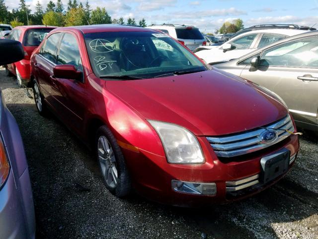 3FAHP08157R133445 - 2007 FORD FUSION SEL RED photo 1