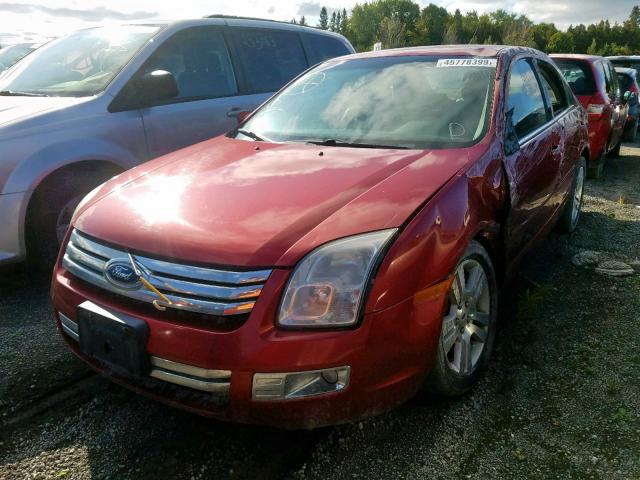 3FAHP08157R133445 - 2007 FORD FUSION SEL RED photo 2