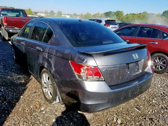 1HGCP26868A088769 - 2008 HONDA ACCORD EXL GRAY photo 3