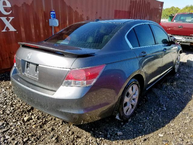 1HGCP26868A088769 - 2008 HONDA ACCORD EXL GRAY photo 4