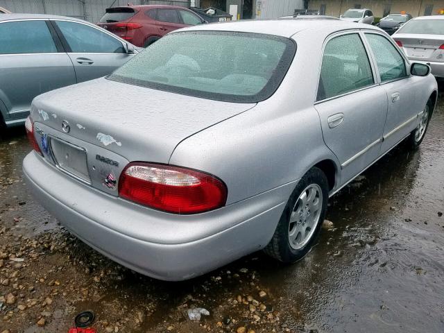 1YVGF22C025278526 - 2002 MAZDA 626 LX SILVER photo 4