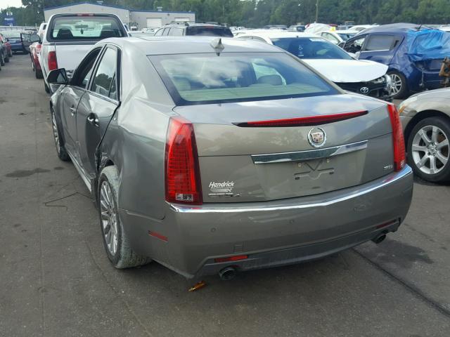 1G6DS5EV2A0135482 - 2010 CADILLAC CTS PREMIU CHARCOAL photo 3