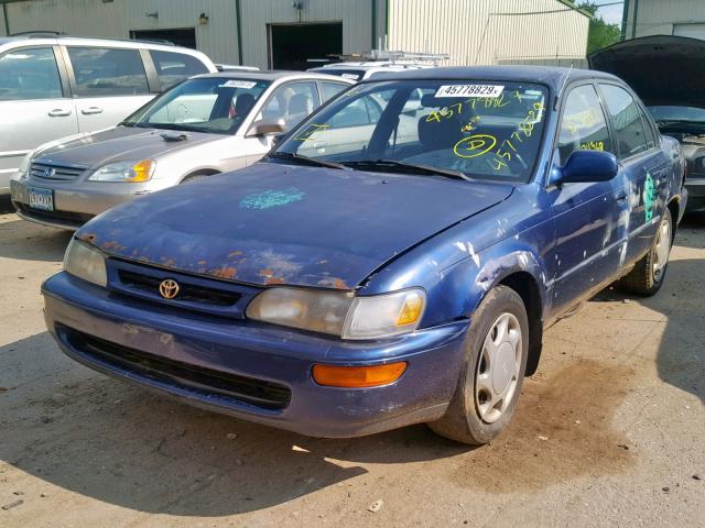 1NXBB02E2VZ662475 - 1997 TOYOTA COROLLA DX BLUE photo 2