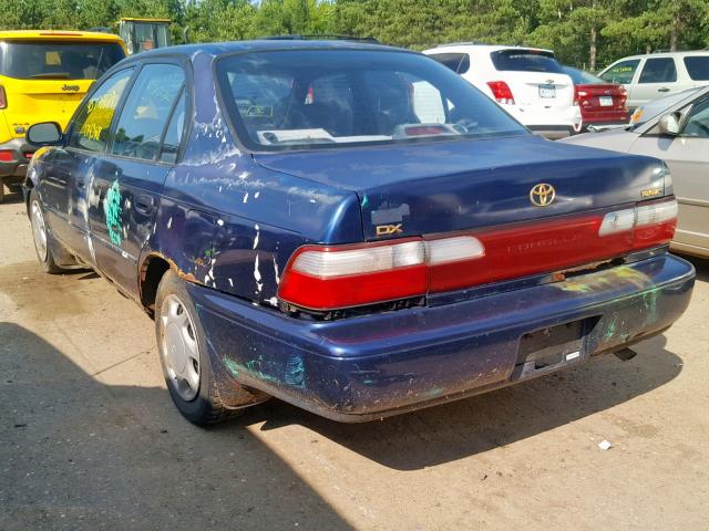 1NXBB02E2VZ662475 - 1997 TOYOTA COROLLA DX BLUE photo 3