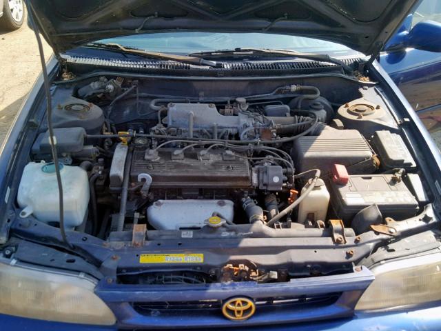 1NXBB02E2VZ662475 - 1997 TOYOTA COROLLA DX BLUE photo 7