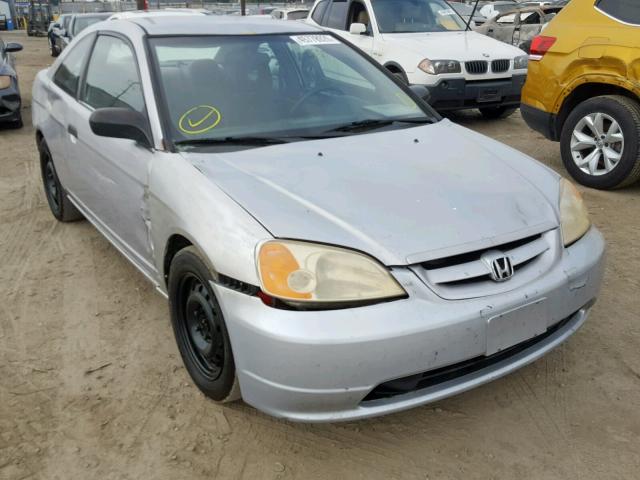 1HGEM22221L075451 - 2001 HONDA CIVIC DX SILVER photo 1