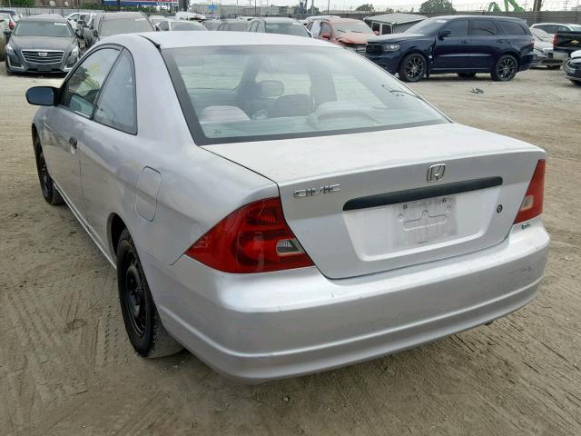 1HGEM22221L075451 - 2001 HONDA CIVIC DX SILVER photo 3