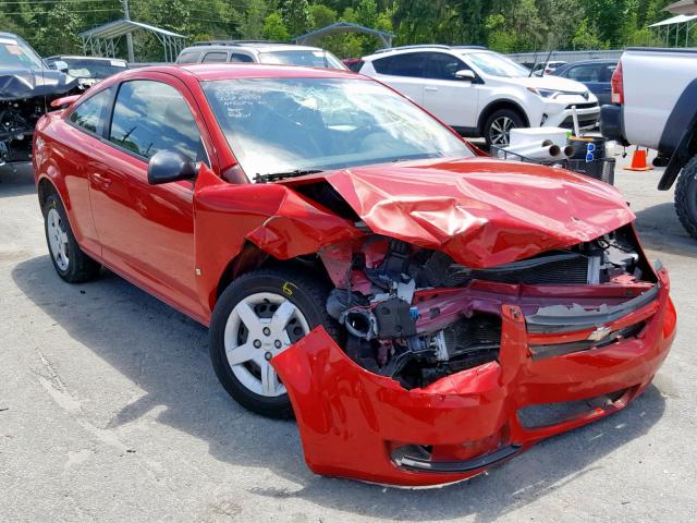 1G1AL15F177108717 - 2007 CHEVROLET COBALT LT RED photo 1