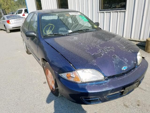 1G1JC524217190944 - 2001 CHEVROLET CAVALIER B BLUE photo 1