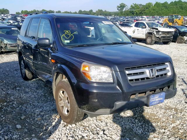 5FNYF28268B020253 - 2008 HONDA PILOT VP BLACK photo 1