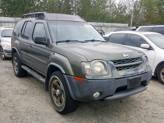 5N1ED28T74C647645 - 2004 NISSAN XTERRA XE GREEN photo 1