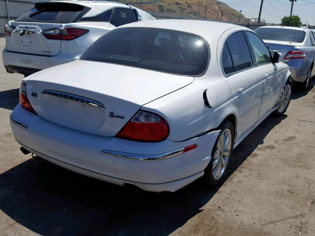 SAJDA01D9YGL15271 - 2000 JAGUAR S-TYPE WHITE photo 4