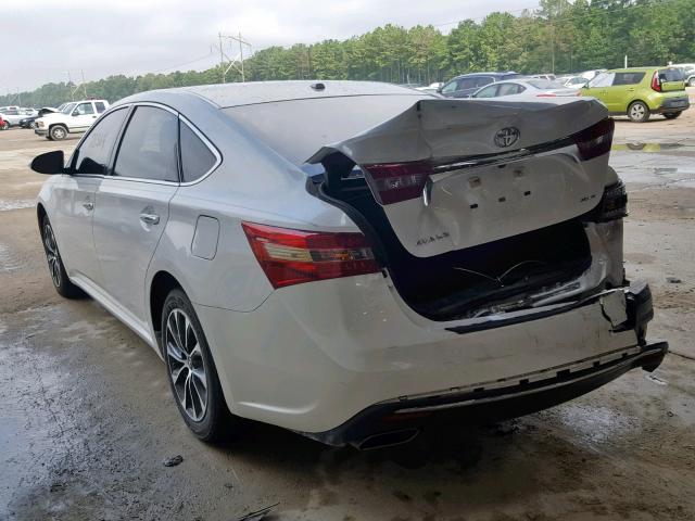 4T1BK1EB4JU278229 - 2018 TOYOTA AVALON XLE WHITE photo 3