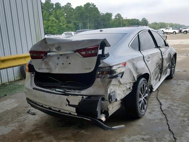 4T1BK1EB4JU278229 - 2018 TOYOTA AVALON XLE WHITE photo 4