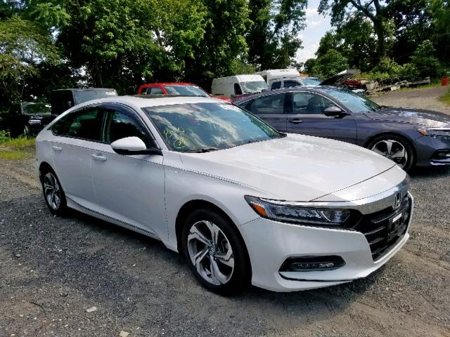 1HGCV1F65JA118445 - 2018 HONDA ACCORD EXL WHITE photo 1