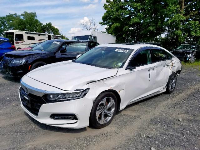 1HGCV1F65JA118445 - 2018 HONDA ACCORD EXL WHITE photo 2