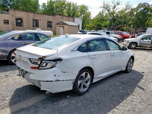 1HGCV1F65JA118445 - 2018 HONDA ACCORD EXL WHITE photo 4