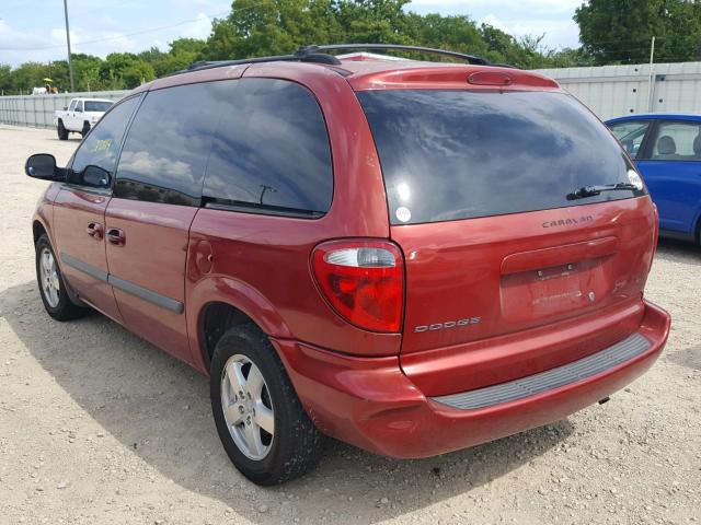 1D4GP45R76B750603 - 2006 DODGE CARAVAN SX BURGUNDY photo 3