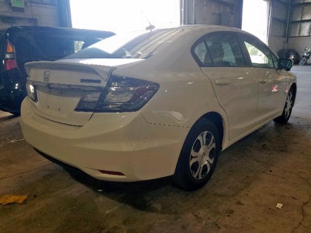 19XFB4F20FE201899 - 2015 HONDA CIVIC HYBR WHITE photo 4