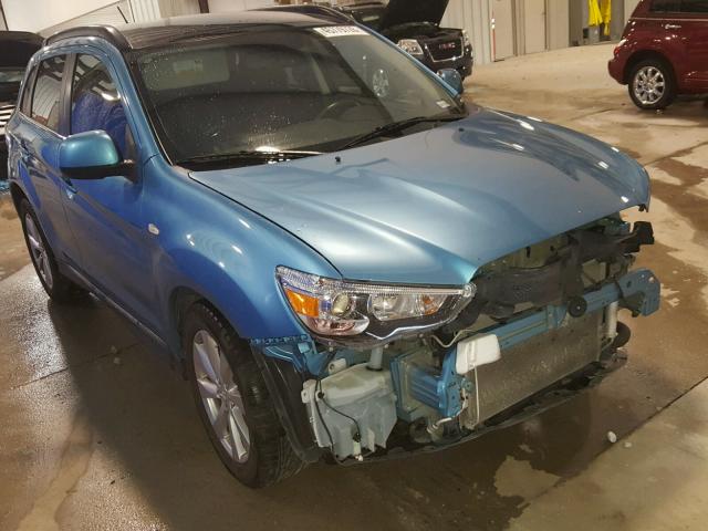 4A4AP4AU1DE009123 - 2013 MITSUBISHI OUTLANDER TEAL photo 1