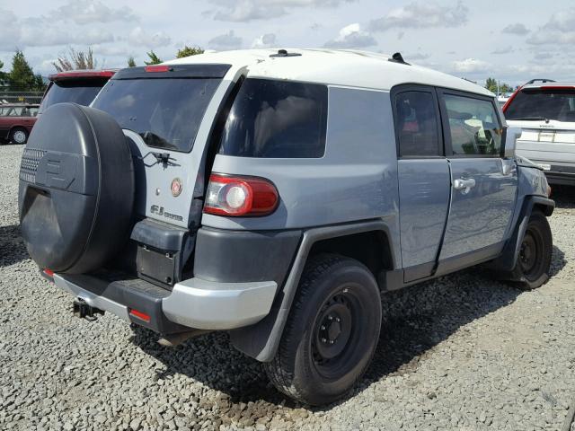 JTEBU4BF8EK184651 - 2014 TOYOTA FJ CRUISER GRAY photo 4